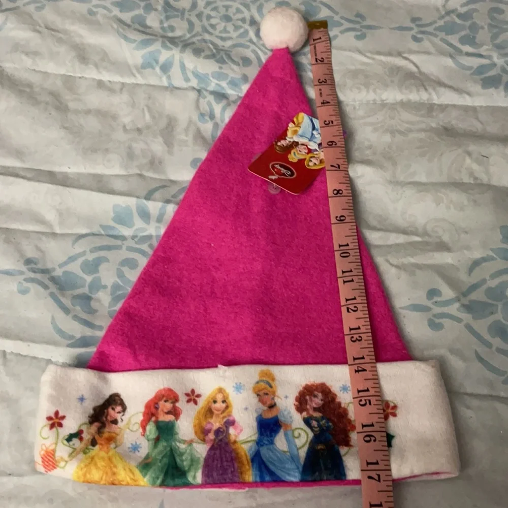 Disney Princess christmas hat & 2 mini 7”stocking - Picture 7 of 10